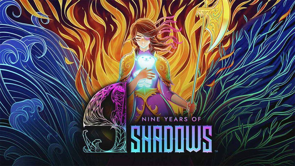 9 Years of Shadows é um Metroidvania que se destaca pelas suas cores vivas e jogabilidade fluida