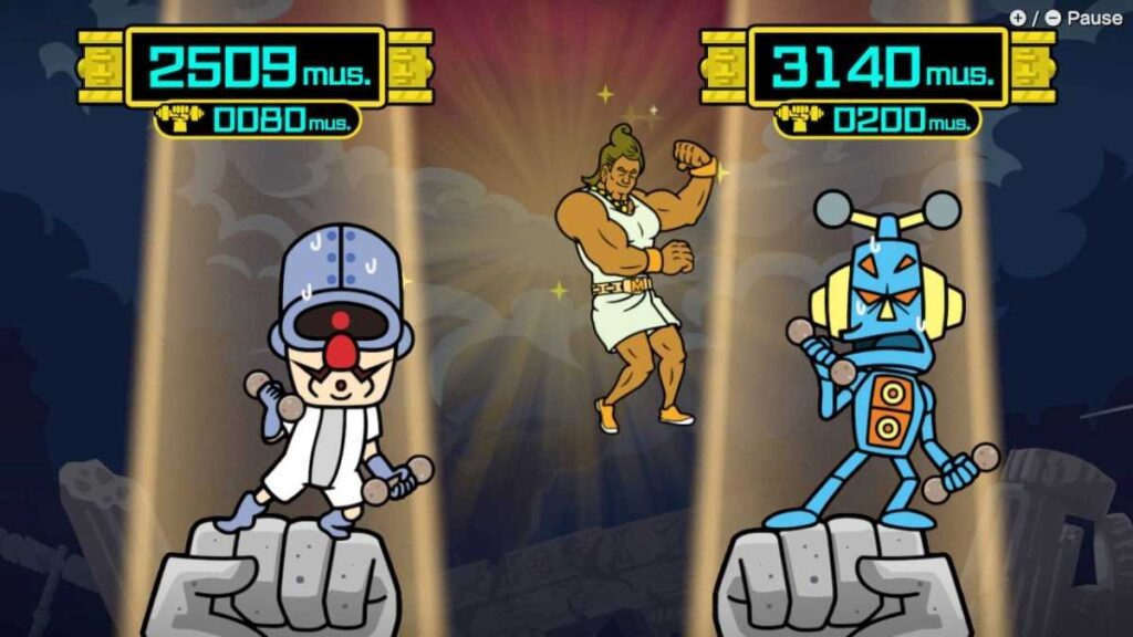O Megagame Muscles é uma das mais divertidas e intensas fases no novo jogo do Wario para Nintendo Switch