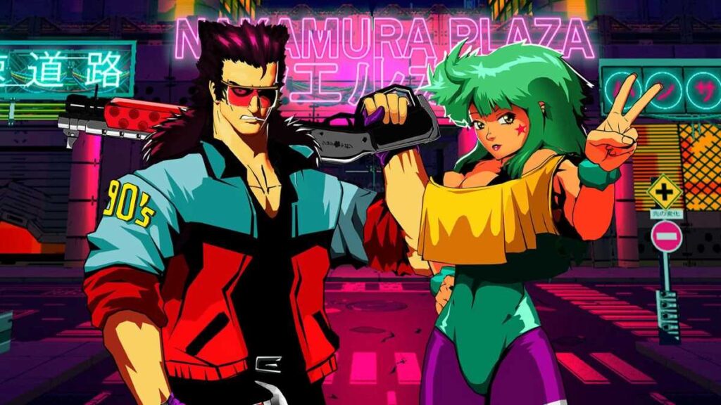 Mullet Mad Jack é um jogo brasileiro dos estilos arcade e tiro em primeira pessoa com um visual de anime da década de 1990