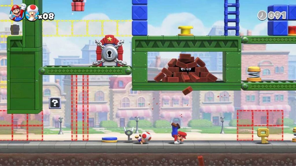 Modo cooperativo local para duas pessoas é o ponto alto do remake de Mario vs Donkey Kong no Nintendo Switch