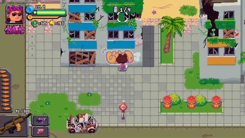 Ghetto Zombies: Graffiti Squad é um jogo brasileiro do gênero shooter top-down disponível para PC e consoles Nintendo, PlayStation e Xbox.